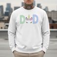 Unicorn Dad First Birthday Girl Family Matching Mama Party Men Sweatshirt