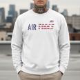 US Flag Proud Air Force Dad Men Sweatshirt