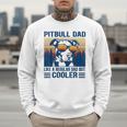 Vintage Pitbull Dad Like A Regular Dad But Cooler Men Sweatshirt