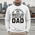 Wrestler Daddy Wrestling Dad Men Sweatshirt
