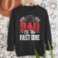 1 Year Old Racing Car Fast One Birthday 1st Family Dad Men Sweatshirt