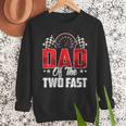 2 Year Old Racing Car Two Fast Birthday 2nd Family Dad Men Sweatshirt
