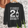 21st Birthday Dad Mom 21 Year Old My Daughter Squad Men Sweatshirt