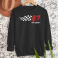 67 Pit Crew Six Seven Racing Birthday Race Car For Dad Mom Men Sweatshirt