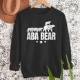 Aba Bear For Jewish Dad With Four Kids On Father's Day Men Sweatshirt