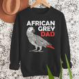 African Grey Parrot Dad Congo Bird Father Men Sweatshirt