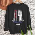 American Flag Go Kart Racing Race Dad Flag Men Sweatshirt
