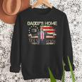 American Flag Trump 2024 Daddy's Home We The People Men Sweatshirt