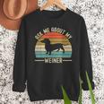 Ask Me About My Weiner Dachshund Dad Men Sweatshirt