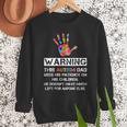 Autism Awareness Warning This Autism Dad T-Shirt Men Sweatshirt