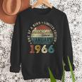 Awesome Since January 1966 60 Year Old 60th Birthday Men Dad Men Sweatshirt