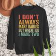 Baby Twins For Pregnant Mum Dad Men Sweatshirt Baby Twins For Pregnant Mum Dad Men Sweatshirt
