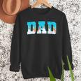 Baseball Dad Ice Cream Drip Happy Fathers Day Men Sweatshirt