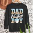 Baseball Ice Cream Drip Dad Of The Birthday Boy Baseball Men Sweatshirt