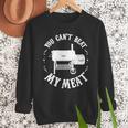 BBQ Pit Reverse Flow Smoker Accessory Dad Grill Men Sweatshirt