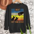 Best Cat Dad Ever Fist Bump For Fur Daddies Men Women Girls Kids Men Sweatshirt