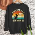 Best Cat Dad Ever Cat Lover Kitten Owner Kitty Men Sweatshirt