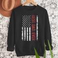Best Dad Ever US American Flag Gift For Father's Day Short Sleeve Men Sweatshirt