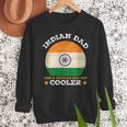 Best Indian Dad Ever Father's Day India Flag Pride Men Sweatshirt