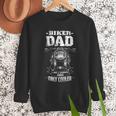 Biker Dad Like a Normal Dad Only Cooler Motorcyclist Men Sweatshirt