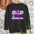 Birthday Girl Dad Of The Birthday Girl Spider Birthday Party Men Sweatshirt