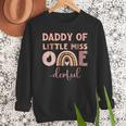 Boho Daddy Of Miss Onederful 1st Birthday Girl Cute Small Men Sweatshirt