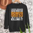 Bonus Cheer Dad Cheer Step Dad Men Sweatshirt