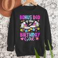 Bonus Dad Of The Birthday Girl Rolling Skate Bday Family Men Sweatshirt