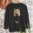 British Shorthair Cat Pocket Cat Mom Cat Dad Cat Lover Men Sweatshirt British Shorthair Cat Pocket Cat Mom Cat Dad Cat Lover Men Sweatshirt