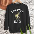 Cal Poly Mustangs Arched Dad Men Sweatshirt