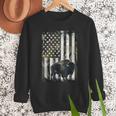 Camo USA Flag Bison Camouflage Hunting Wildlife Hunter Dad Men Sweatshirt Camo USA Flag Bison Camouflage Hunting Wildlife Hunter Dad Men Sweatshirt