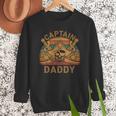 Captain Daddy Pirate Jolly Roger Flag Dad Halloween Men Sweatshirt