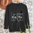 Cat Chemistry Periodic Table Cat Dad Cat Mom Men Sweatshirt