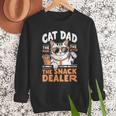 Cat Dad The Man The Myth The Snack Dealer Men Sweatshirt Cat Dad The Man The Myth The Snack Dealer Men Sweatshirt