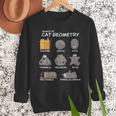 Cat Geometry Math Cat For Cat Dad Cat Mom Kids Men Sweatshirt