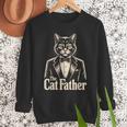 Cat Lover The CatFather Cat Dad Men Sweatshirt Cat Lover The CatFather Cat Dad Men Sweatshirt