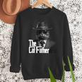 The Catfather Fathersday Best Birthday Cat Dad Men Sweatshirt