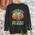 Chicken Dads Have The Best Peckers Vintage Apparel Men Sweatshirt