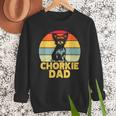 Chorkie Dad Retro Sunset Chihuahua Yorkie Mix Lover Men Sweatshirt