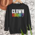 Clown Security Halloween Dad Mom Costume Men Sweatshirt