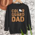 Color Guard Dad Flag Flipping Father Men Sweatshirt