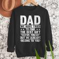 Cool Dad Art For Father Dad Stepfather From Son Daughter Men Sweatshirt