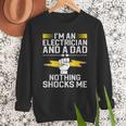 Cool Electrician For Men Dad Professional Electrician Men Sweatshirt