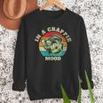 In A Crappie Mood Retro Fishing Sarcastic Dad Men Sweatshirt