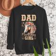 Cute Dad Of The Birthday Girl Horse Family Party Men Sweatshirt Cute Dad Of The Birthday Girl Horse Family Party Men Sweatshirt