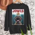 Cute English Mastiff Jowls Burger Bullmastiff Dog Mom Dad Men Sweatshirt