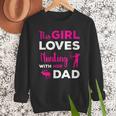 Cute Girls Hunting Dad Daughter Hunting Buddy Hunter Men Sweatshirt