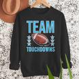 Cute Team Touchdowns Gender Reveal For Mom And Dad Men Sweatshirt