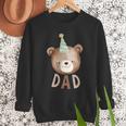 Dad Bear 1st Birthday Beary First Birthday Matching Family Men Sweatshirt