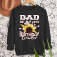 Dad Of The Birthday Bowler Kid Bowling Party Men Sweatshirt
